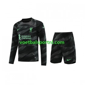 Liverpool Doelman Kind Uit Tenue 2023-24 L/S